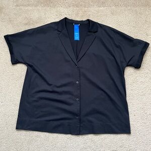 Kit and Ace Black Button-Up Shirt